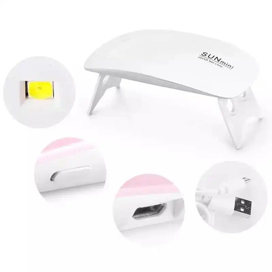 Mini Estufa para Manicure 6w Led Uv Portátil